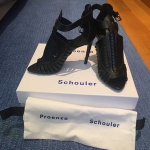 NEW PROENZA SCHOULER black gladiator sandal. Brand NEW